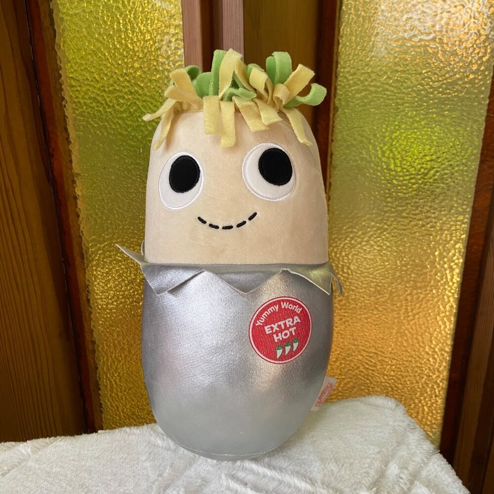 Burrito Plush YUMMY WORLD 11" Extra Hot Sauce Burt Burrito